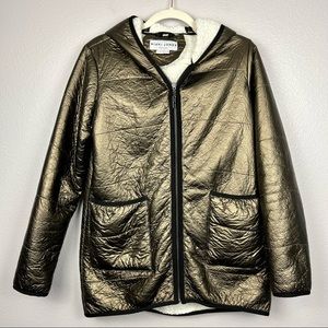 Nikki Jones Montreal Copper Shearling Jacket - XS